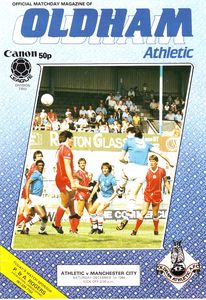 Oldham Athletic v Manchester City 1984/85